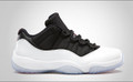 Nike Air Jordan 11 Low GS - Black/White #528896-110