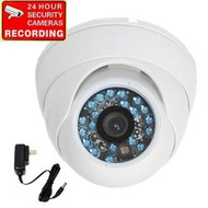 Security Camera VD6HW with Power Supply and Security Warning Decal