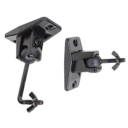 Videosecu 2 heavy duty pa dj club adjustable height clearance satellite speaker stand mount