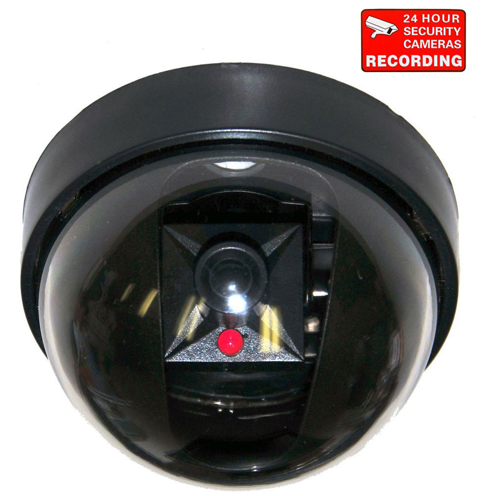 Fake Dummy Dome Camera with Flashing Light LED DMY03