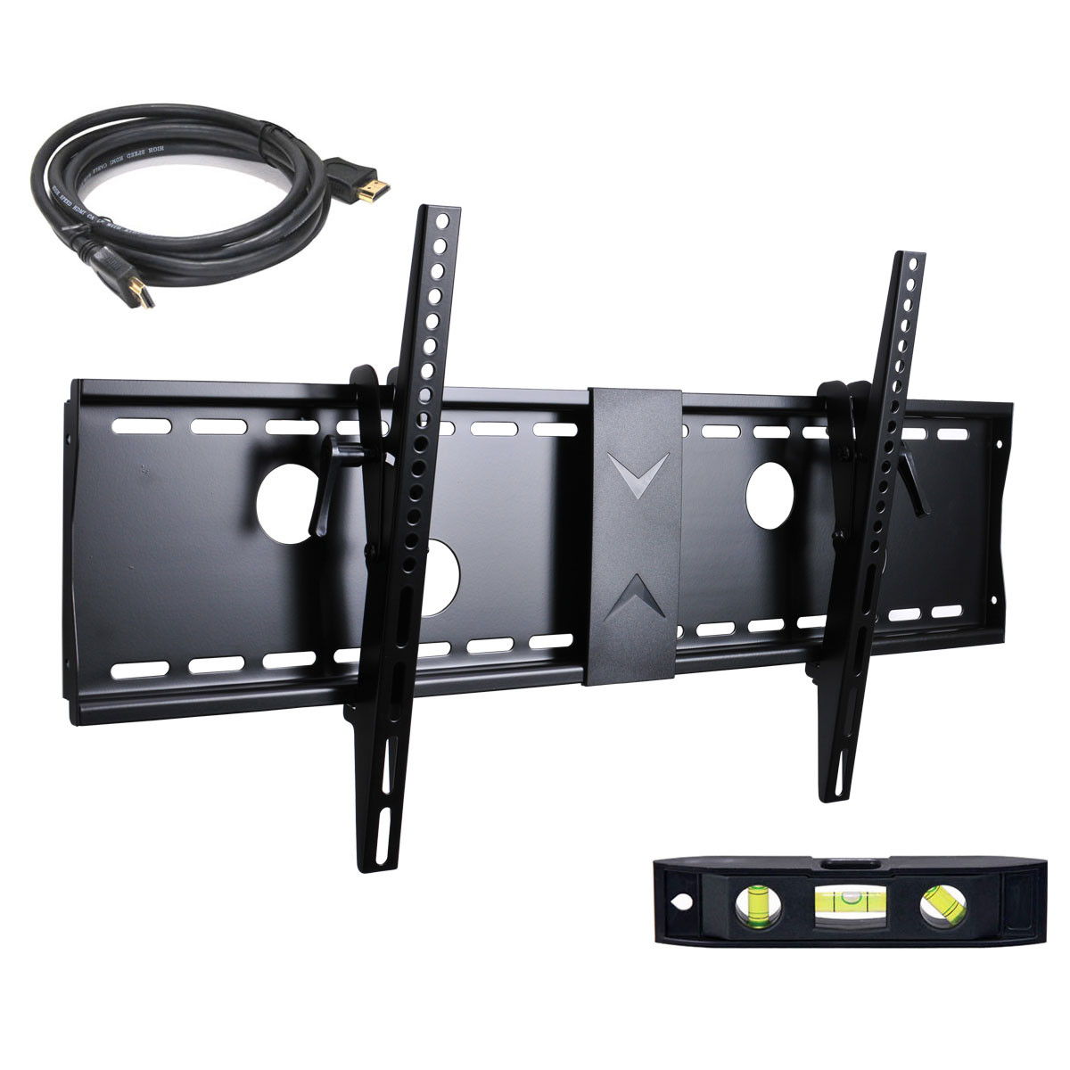 VideoSecu Tilt Swivel TV Monitor Wall Mount for Most 24-43 LED LCD HDTV  Some LED up to 47 VIZIO LG Flat Panel Screen with VESA 200x200/100x100/75x75mm  BT1 