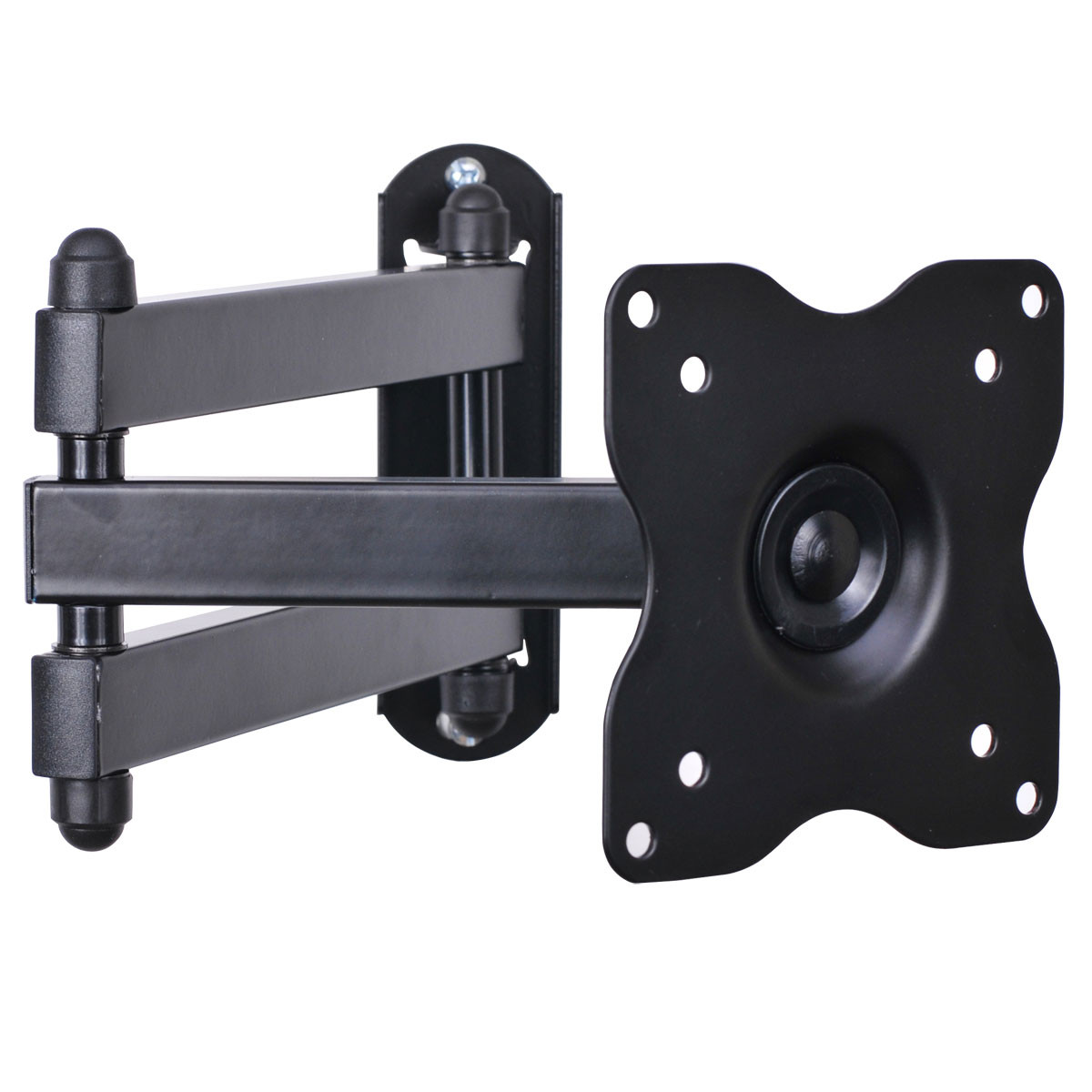 VideoSecu ML12B TV LCD Monitor Wall Mount Full Motion 15 inch Extension Arm  Articulating Tilt Swivel for most 19-32, some models up to 47, LED TV  Flat Panel Screen with VESA 100x100