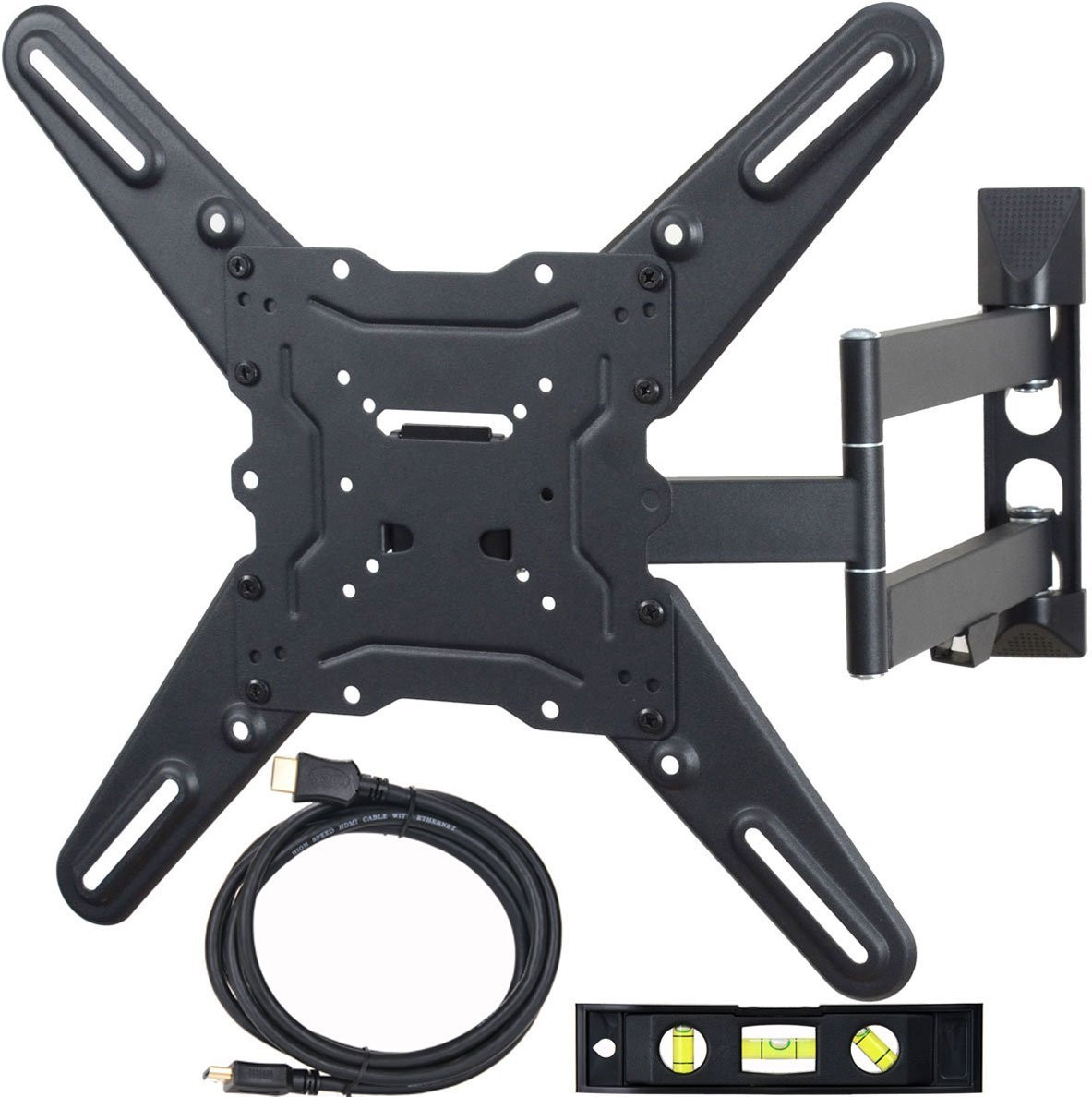 Mount-It! Replacement Monitor VESA Plate | 33 Lbs. Weight Capacity | Fits  VESA patterns of 75 x 75 mm or 100 x 100 mm | Black