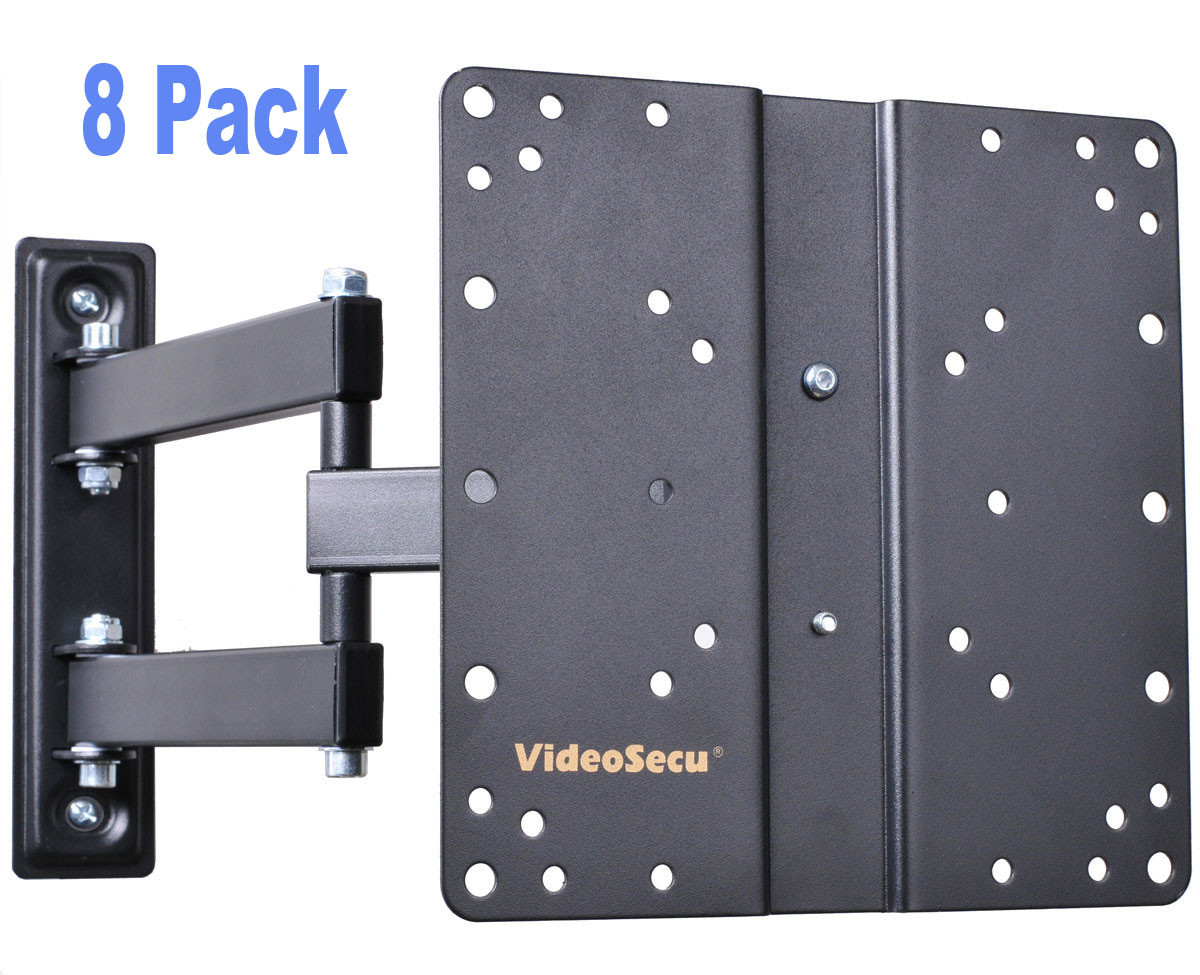 VideoSecu Ultra Slim TV Wall Mount for most 27-47 LCD LED Plasma TV, Some  up to 55 Display with VESA 100x100 200x100 200x200 300x200 400x300 400x400  1 TV Bracket MP146B 1RX 