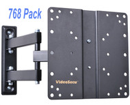 VideoSecu 768 Pack ML510B Articulating Arm LCD LED TV Wall Mount 768XML510B