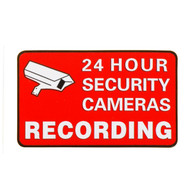 Security Warning Decal S002