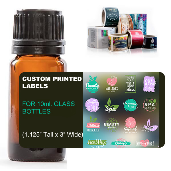 Download Custom Labels For 10ml Glass Amber Bottles Digital Printing