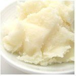 white refined shea butter