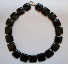 Square Onyx Necklace