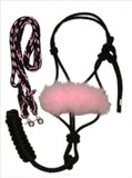 Halter and Rein Set (Pink Fuzzy)
