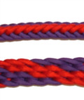 Braided Rein (Purple and Red)
