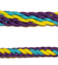 Braided Rein (Purple, Aqua, Yellow)