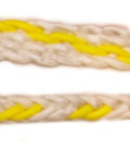 Braided Rein (White and Yellow)