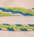 Braided Rein (Apple, Blue White)