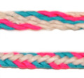 Braided Rein (White, Pink, Aqua)