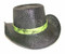 Black snake skin with green band