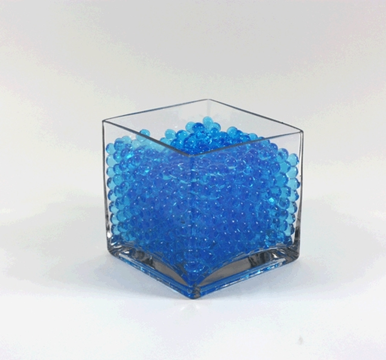 Blue Jelly Decor, Gel Water Beads - 1 Pound Bag