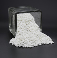 12 Bags, White Natural Crushed Rock -  1.1 lb/bag