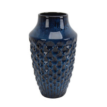Ceramic Vase 12"H, Blue