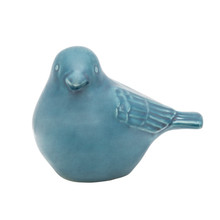 8" Bird Figurine, Turq