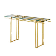 Stainless Steel Console Table, Gold