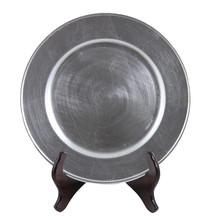 Case of 36 Silver Charger Plates, 13"