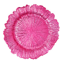 Case of 24 Reef Plastic Charger Plate 13" - Magenta