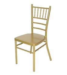 Aluminum Chiavari Chair - Gold