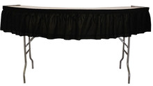 10' x 15'' Bar Skirt - Black