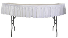 10' x 15'' Bar Skirt - White