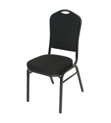 TitanPRO™ Crown Back Banquet Chair - Black