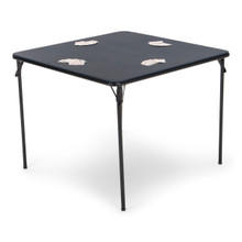 Card Table with Vinyl Top - Navy Blue
