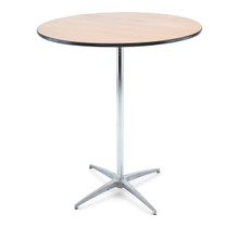 Cocktail table - 30'' round w/30'' and 42'' poles