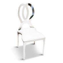 Stainless steel cheap ava dining chair