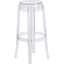 Clear Ghost Bar Stool - Crystal - 29.5''