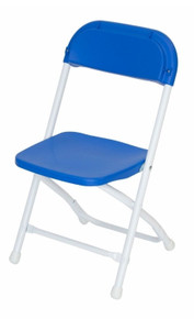 Kid's Plastic Folding Chair - Blue