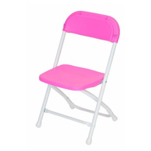 Kid's Plastic Folding Chair - Pink
