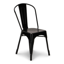 Titan Series™ Industrial Metal Chair-Black