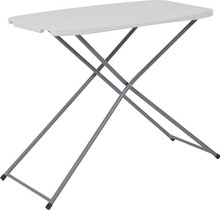 Titan Series™ 20'' x 30'' Adjustable Height Plastic Folding Table