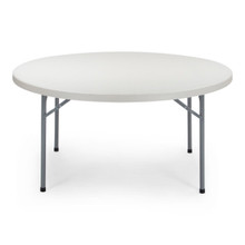 TitanPRO™ 60'' Round Plastic Folding Table