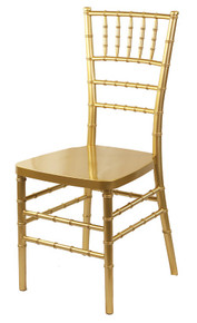 Resin Chiavari Chair with Premium Steel Frame - Gold
