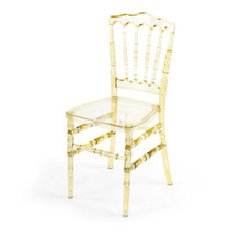 Amber Resin Napoleon Chair with UV Protection