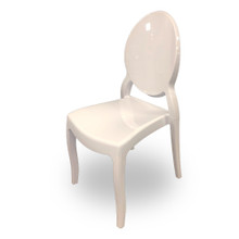 Sofia Stacking Chair with UV Protection-White