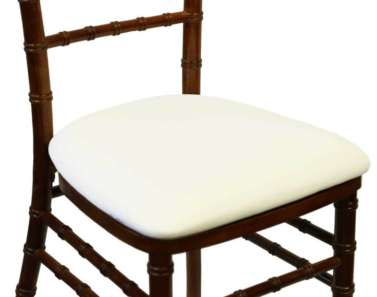 Spandex Chiavari Cushion Cover - White - EventsWholesale.com