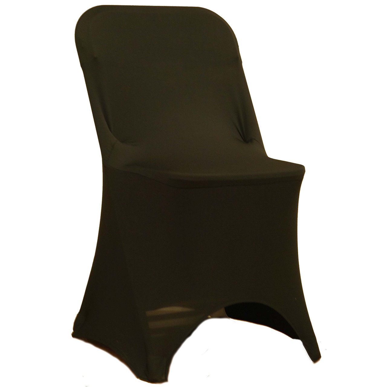 Spandex Folding Chair Cover - Black 