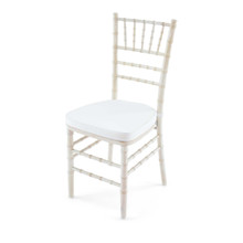 Wood Chiavari Chair - White Wash
