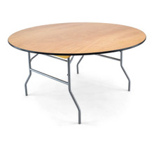 Titan Series™ 60'' Round Wood Folding Table