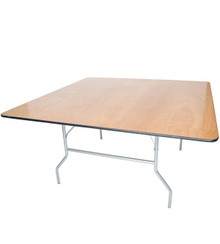 Titan Series™ Wood Folding Table - 60'' Square