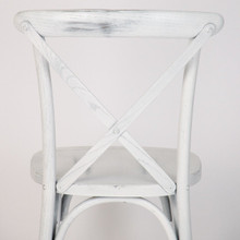 Farmhouse Cross Back (X-back) Chair - White Wash