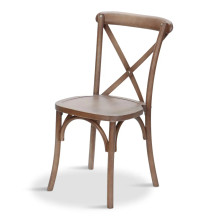 New - Vineyard Estate Cross Back Chair- Mark II - Antique Driftwood